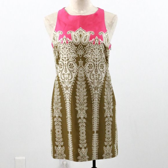 Vintage Tibi 6 Retro 60s Print Paisley Mini Dress - Picture 6 of 9